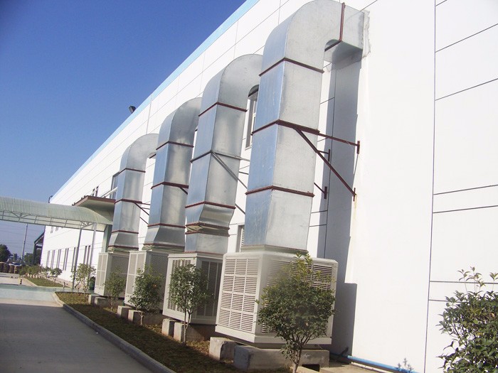 镀锌风管厂房降温工程
